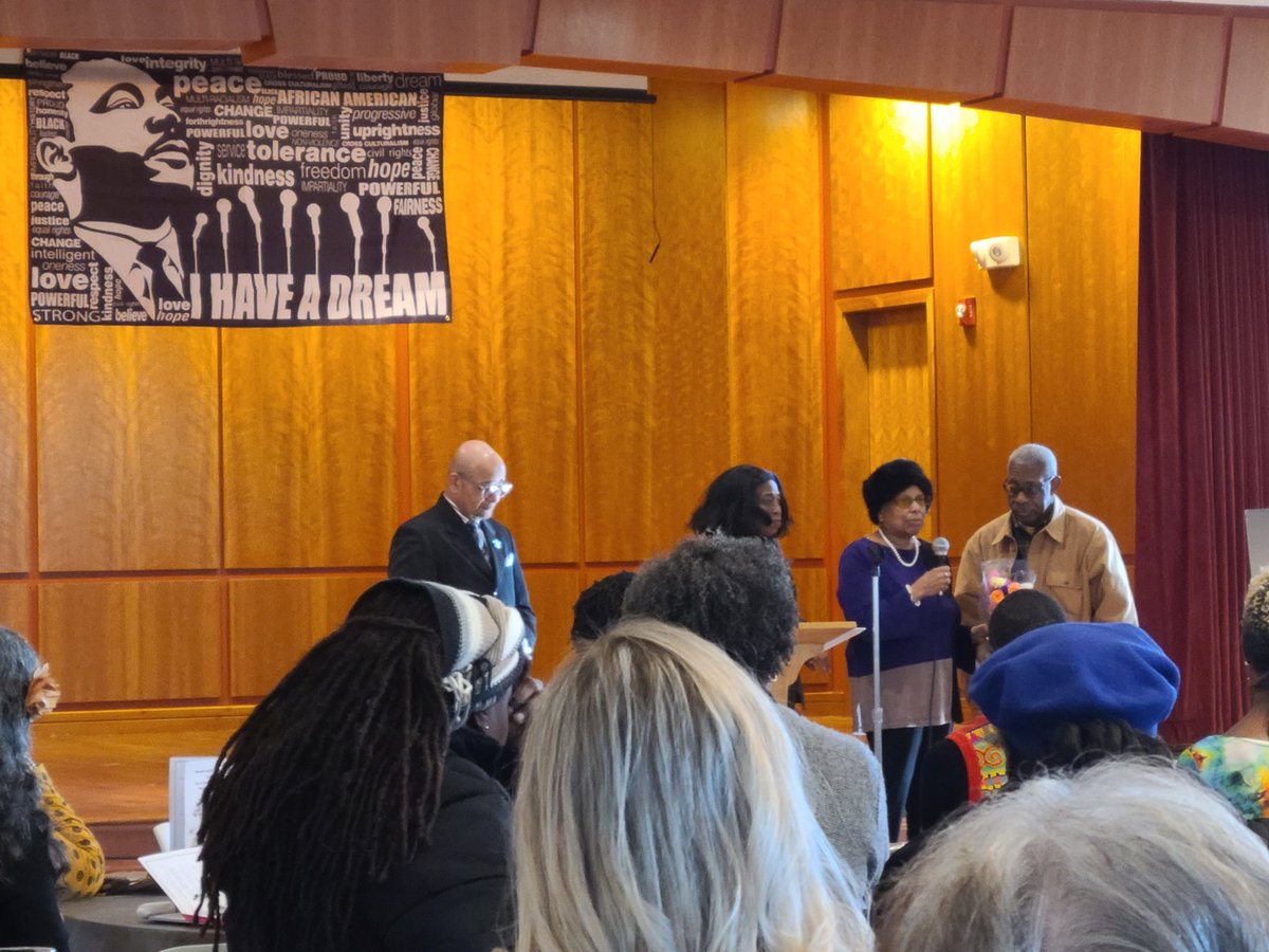 matt_leming's tweet photo. Some photos from the MLK Day Celebration at the West Medford Community Center. I was particularly impressed by the keynote speech from Darryl Owens, who spent his career teaching de-escalation tactics at the Boston Police Academy and offered nuanced views on the subject. https://t.co/t5c155u78S