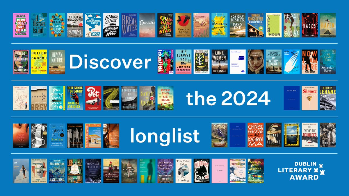 The Longlist for the 2024 Dublin Literary Award has been revealed! With books nominated by 80 libraries from 35 countries, 4 novels by Irish authors are in the running for the €100,000 prize sponsored by Dublin City Council. To view the complete longlist, click here: