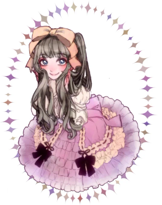 明日もきっといい日だね皆様おやすみなさい良い夢を#おやすみ #絵柄が好みって人がいればいいなぁ  #イラスト #お絵描き #創作 
