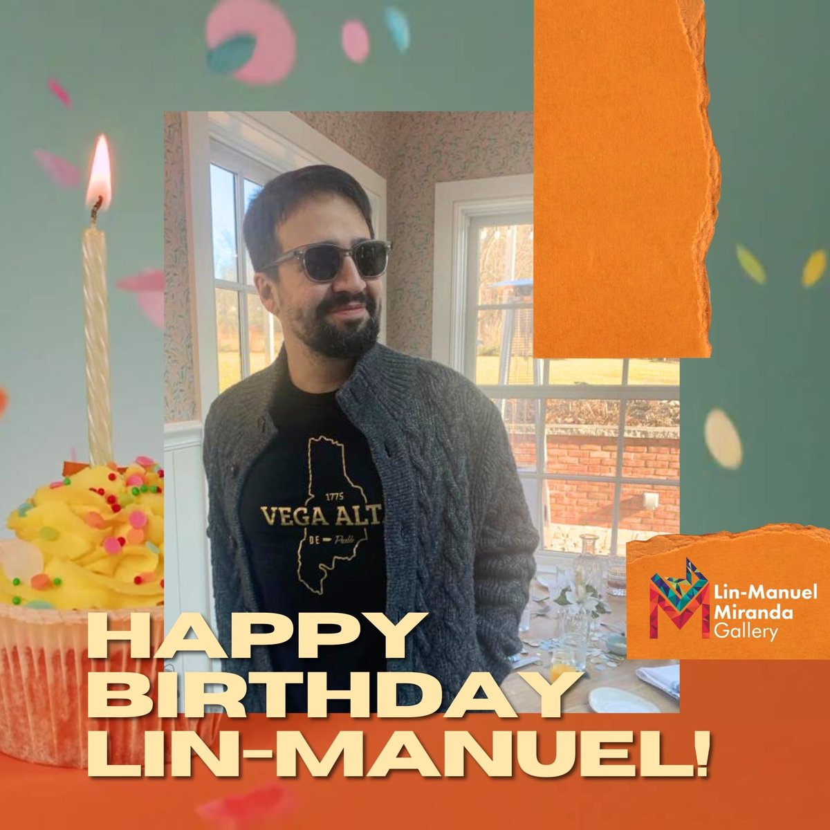 GaleriaLin's tweet photo. 🥳 44 years of awesomeness! 
Happy Birthday, @Lin_Manuel 🎉 

Many blessings for you always!

Leave your birthday wishes for Lin 👇🏼 

#GaleríaLinManuelMiranda 
#LinManuelMirandaGallery https://t.co/n5rewS0MtD