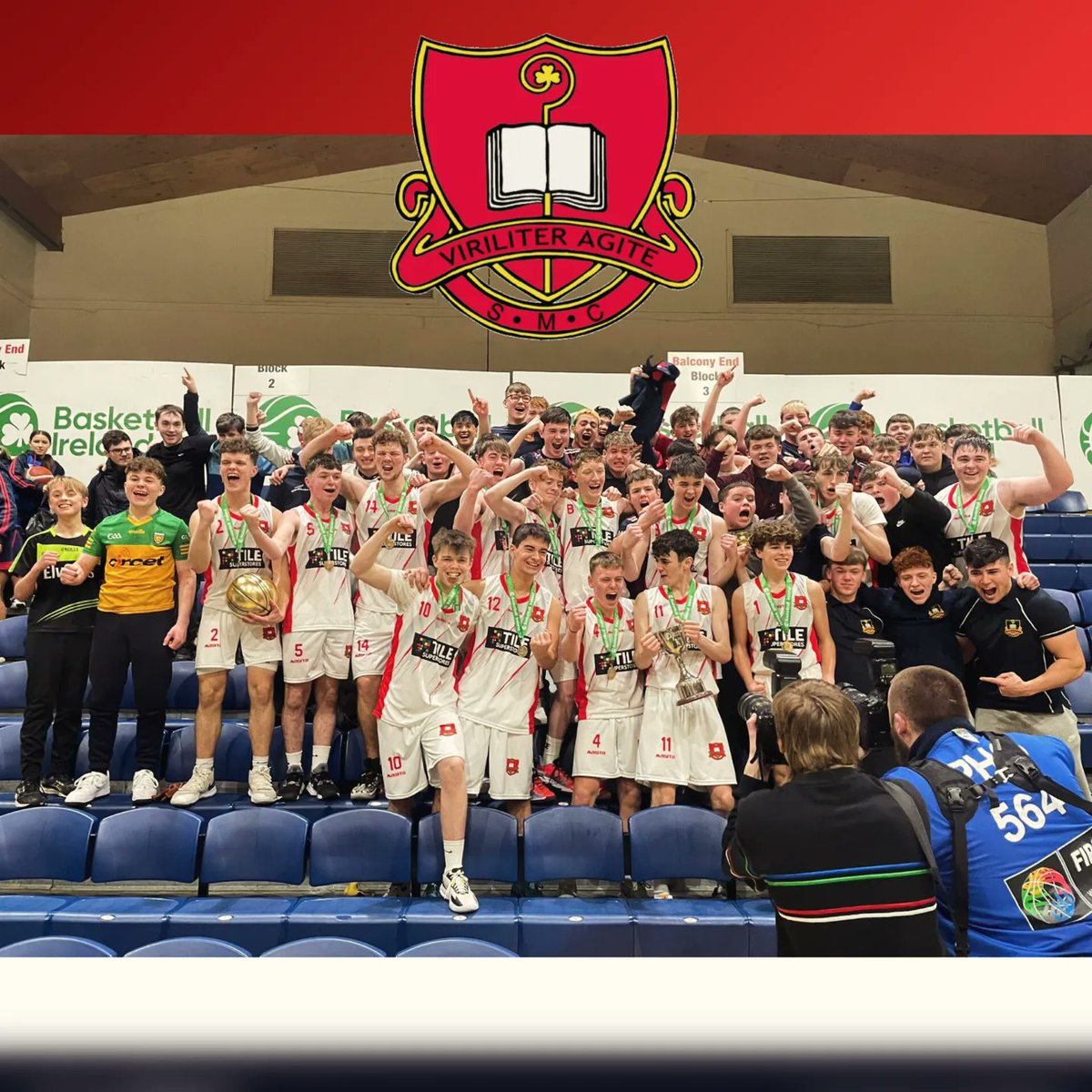 StMuredachs's tweet photo. 🏀🏆 🎉 Our Senior Basketball Team has clinched the All Ireland Title, triumphing over Presentation College Bagnalstown with a stunning 63-40 victory! 🌟 Huge congrats to our amazing team and incredible Coach, Barry Murphy 🙌
#MuredachsPride #IrishChampions
🏆🏅👏 https://t.co/4HvjPaLKJj