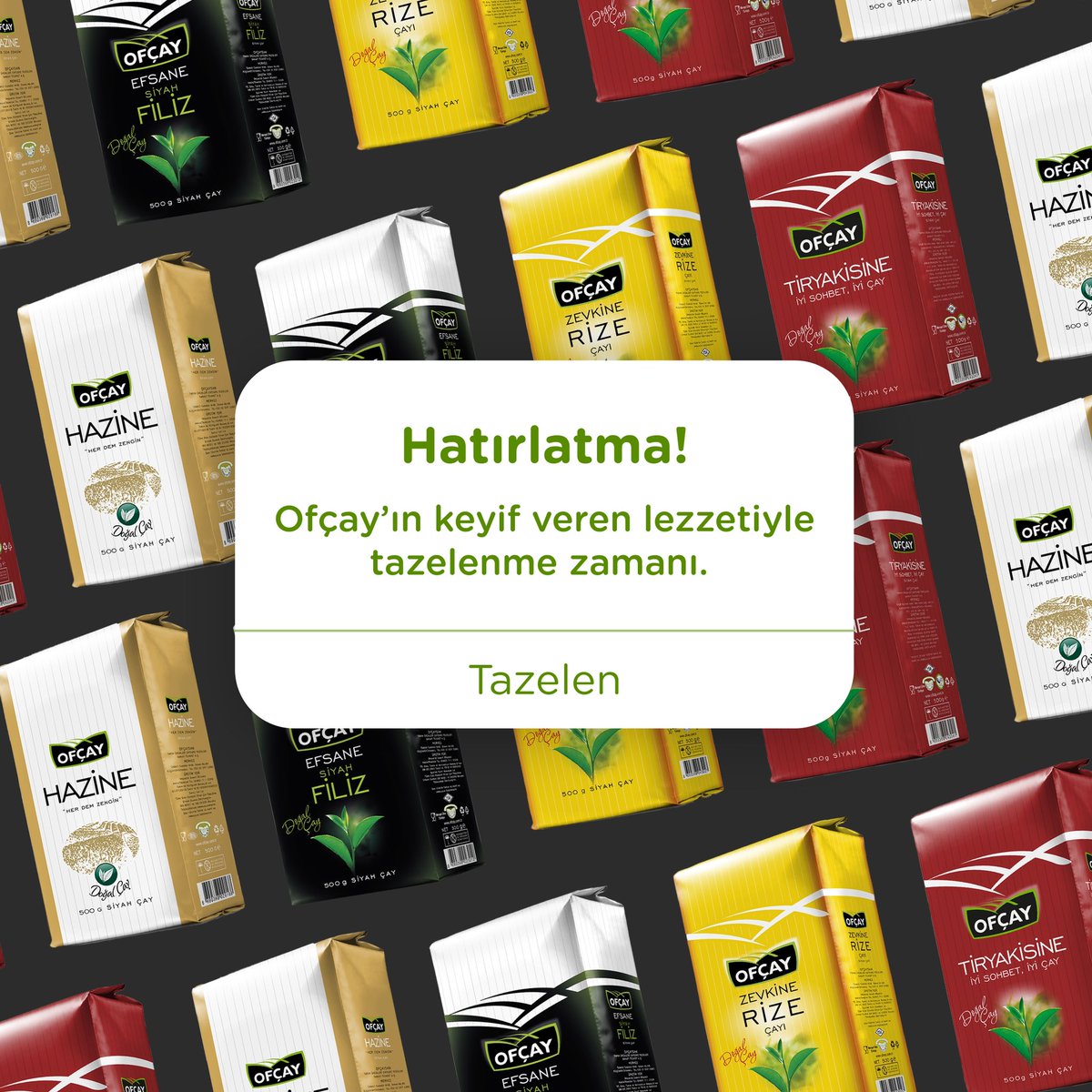 Günün koşturmacasında kaybolmuş hissettiğinizde Ofçay'ın tazeleyen lezzetine bir şans verin, tazelenin.​ 🍃

#TazeleyelimMi
