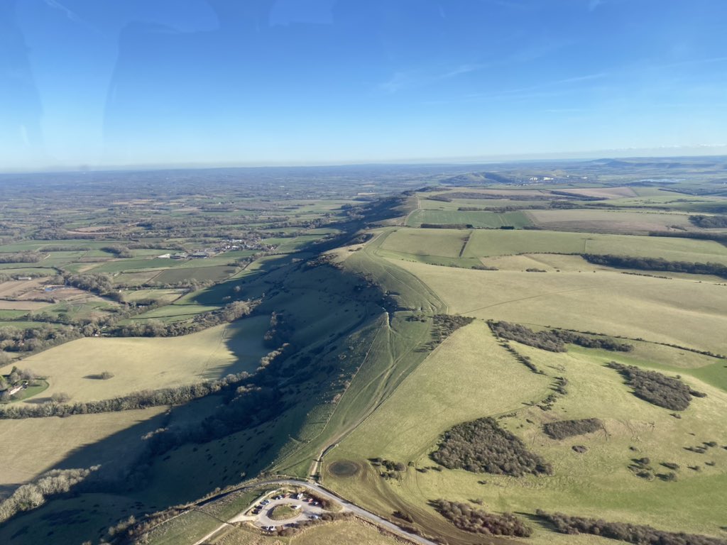Cracking view over ditchling beacon today