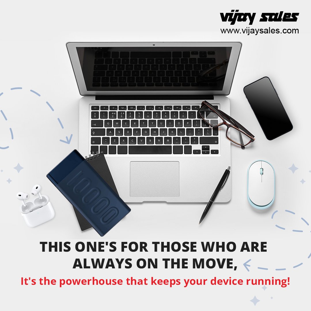 VijaySales's tweet photo. Empower your journey with our mighty power banks!  
Never let your devices run out of energy. Stay charged, stay connected.

#VijaySales #PowerBank #StayConnected #Energized #FullBattery #BatteryHealth #BatteryPack #ElectronicGadgets https://t.co/RsFQyzIqBL