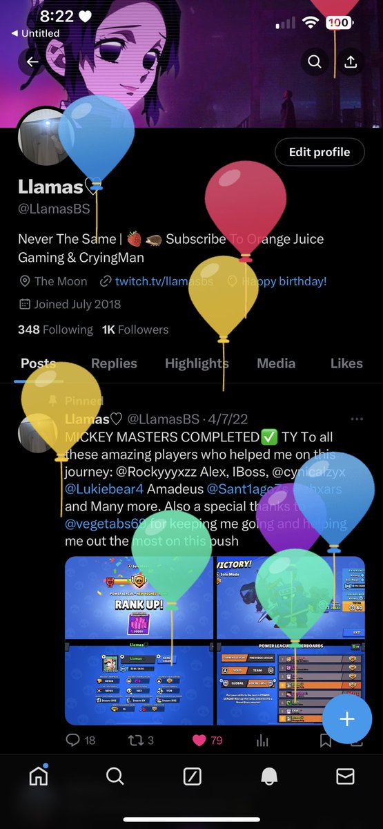 LlamasBS's tweet image. 21 😮‍💨