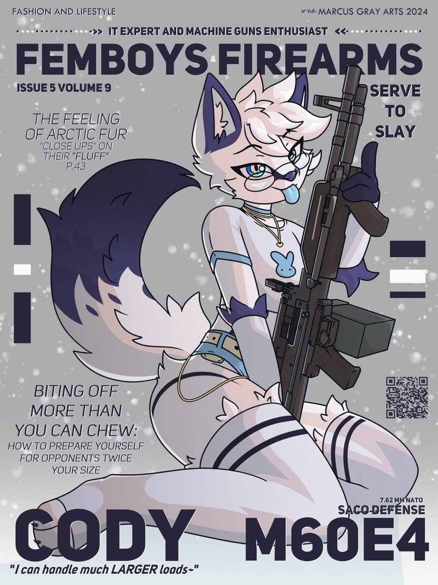 MarcusGrayArts's tweet photo. Femboys and Firearms ft @literallythefox https://t.co/vzCLT4h6us