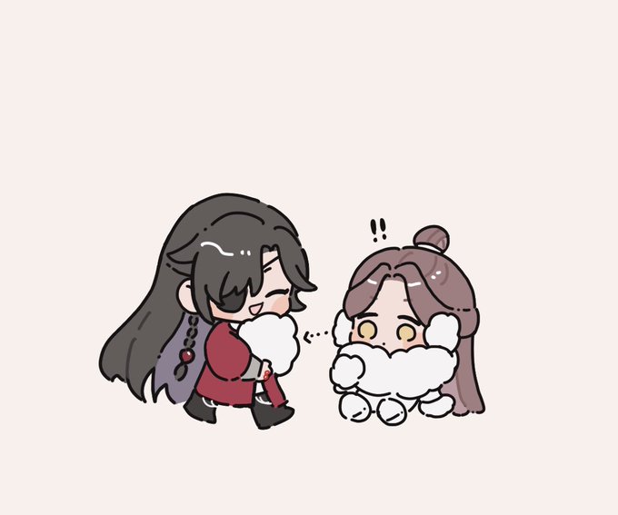 もこもこになっていく殿下 