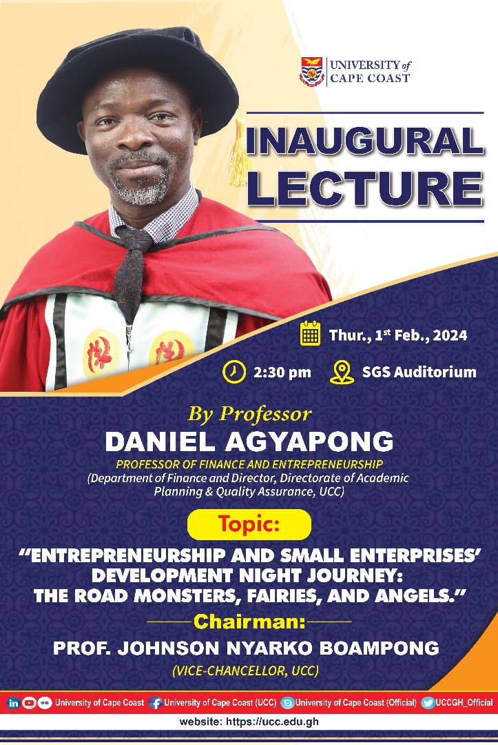 UCCGH_Official's tweet photo. Upcoming: Inaugural Lecture

The event will be live-streamed by TVUCC.

UCC: "Veritas Nobis Lumen”  (Truth, Our Guide) https://t.co/XMvpW5KlB4