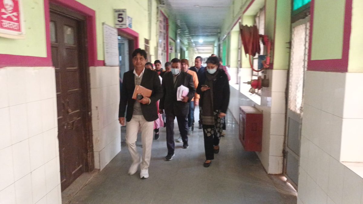 #Jhunjhunu District Collector Chinmayee Gopal IAS today conducted a surprise inspection of the Government BDK Hospital at the district headquarters and gave necessary directions.
<a href="/BhajanlalBjp/">Bhajanlal Sharma</a>
<a href="/KumariDiya/">Diya Kumari</a>