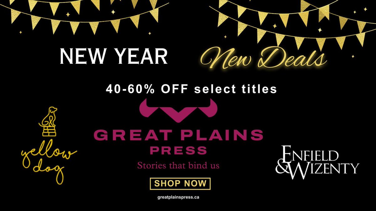 GreatPlainsPub's tweet photo. New Year, New Deals! Get ready for I Love To Read month with books discounted by 40-60% on our website. Sale ends February 15th. Shop at https://t.co/5sSKVNMGqD https://t.co/Qv59V6agLv