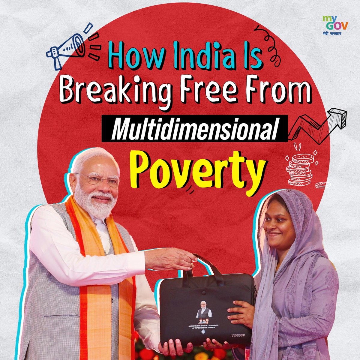 Under PM @narendramodi's leadership, India is breaking free from multidimensional poverty.

Dive into the thread to explore more about this transformative journey.

#PovertyReduction
#NewIndia
#PovertyFreeIndia
