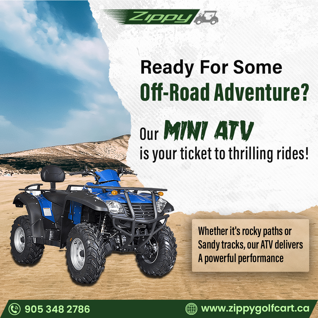 zippygolfcart's tweet image. Are you interested in some Off-Road Adventure?🏍️ 

Explore the unbeaten path on our Mini ATV! 🌲

Feel the thrill on rocky trails and conquer sandy tracks.🚵‍♂️💨  

Unleash the power of an adventurous ride  today!🌟  
Visit Us - zippygolfcart.ca  
#OffRoadAdventure #MiniATV