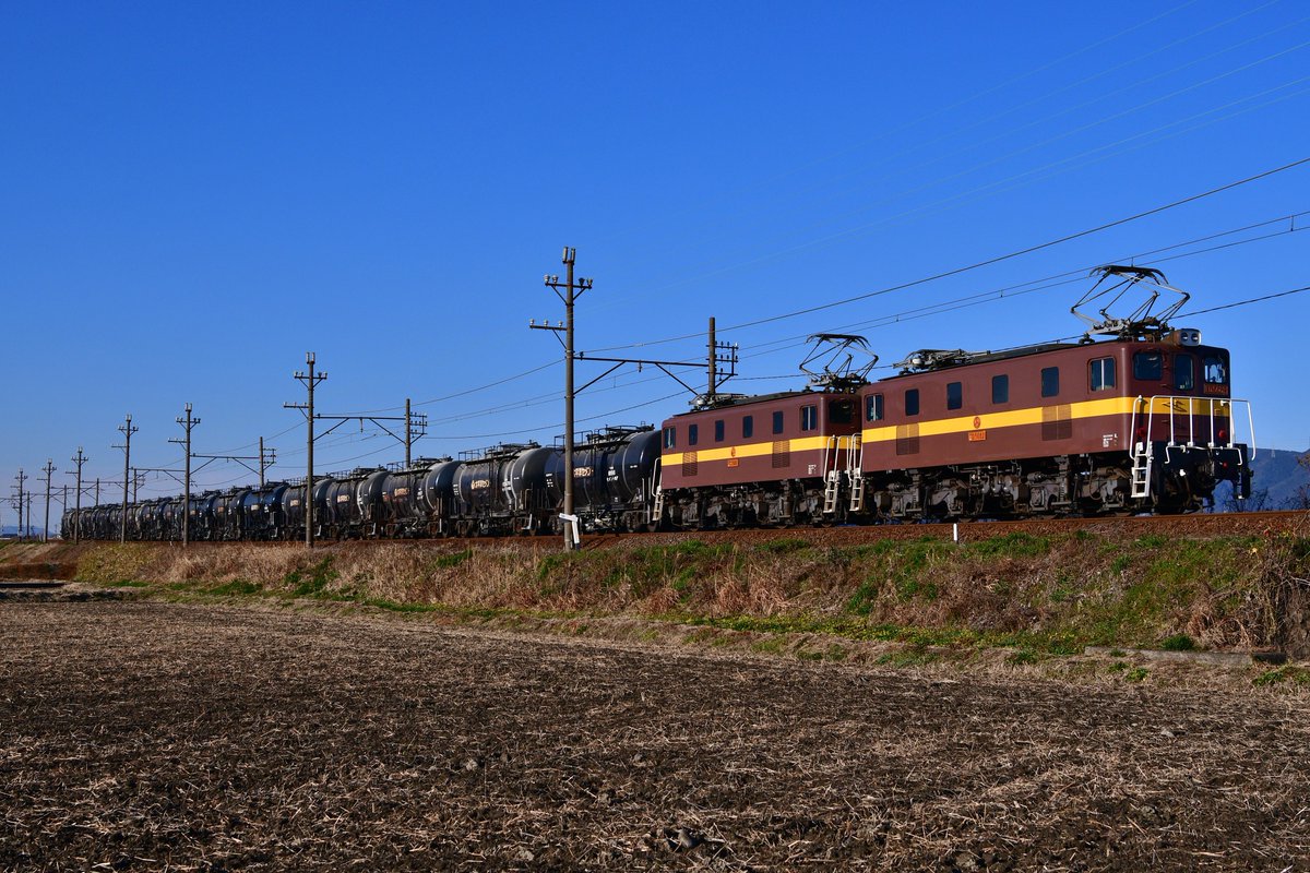 10591041's tweet photo. 2024.1.14(日) 撮影記録
三岐鉄道
3716ﾚ ED5082+ED5081+セメントタキ16B https://t.co/LEYDkwemyu