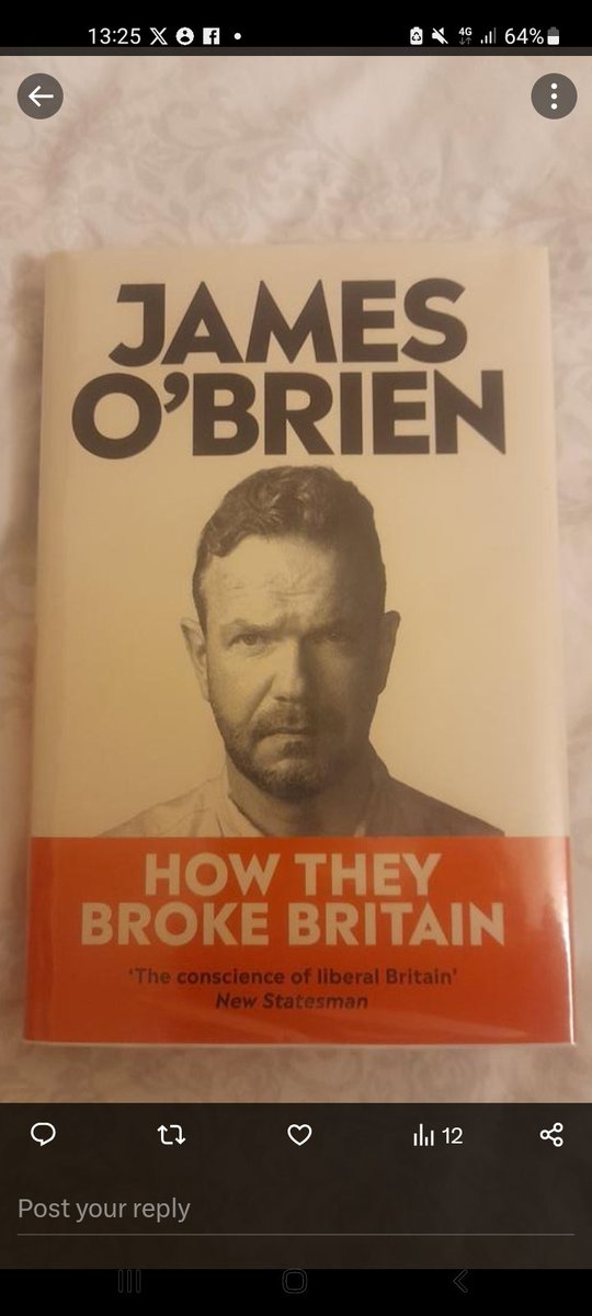 @mrjamesob thinks #Brexit was stupid, a disaster and a bad thing. Well, after reading some, but not yet, all of his book #HowTheyBrokeBritain, I'd have to agree with him. #BrexitDisaster #BrexitHasFailed #BrexitBritain #BrexitSlug #BrexitNonsense #JamesOBrien #ReverseBrexit