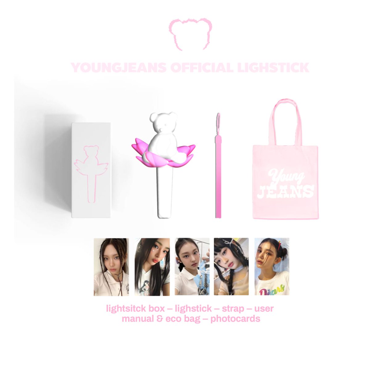 🐻 YOUNGJEANS OFFICIAL LIGHTSTICK

#YOUNGJEANS #YGJNS