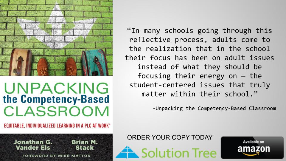 Brian M Stack (@bstackbu) on Twitter photo Have you read our book yet, co-authored with @jvanderels from <a href="/SolutionTree/">Solution Tree</a>? It has helped thousands of educators refine and deepen their #competencyed and #allthingsplc work in their classrooms and schools. You can order your copy here: solutiontree.com/unpacking-the-… Have you read our book yet, co-authored with @jvanderels from <a href="/SolutionTree/">Solution Tree</a>? It has helped thousands of educators refine and deepen their #competencyed and #allthingsplc work in their classrooms and schools. You can order your copy here: solutiontree.com/unpacking-the-…