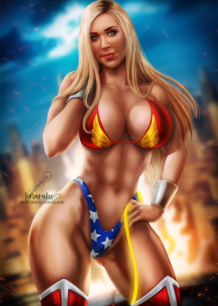 Linarahe's tweet photo. ommission completed, thanks to my incredible friend /bpb_fit IG another opportunity to create a piece for his beautiful wife, Nicole! 🎨✨

Thank you! 💖

🔥 Commissions open, reserve your spot now! 💬 

#commission #ComisionesAbiertas #fanart #realims #fantasy  #dccomics #art https://t.co/uTyRAaxD39