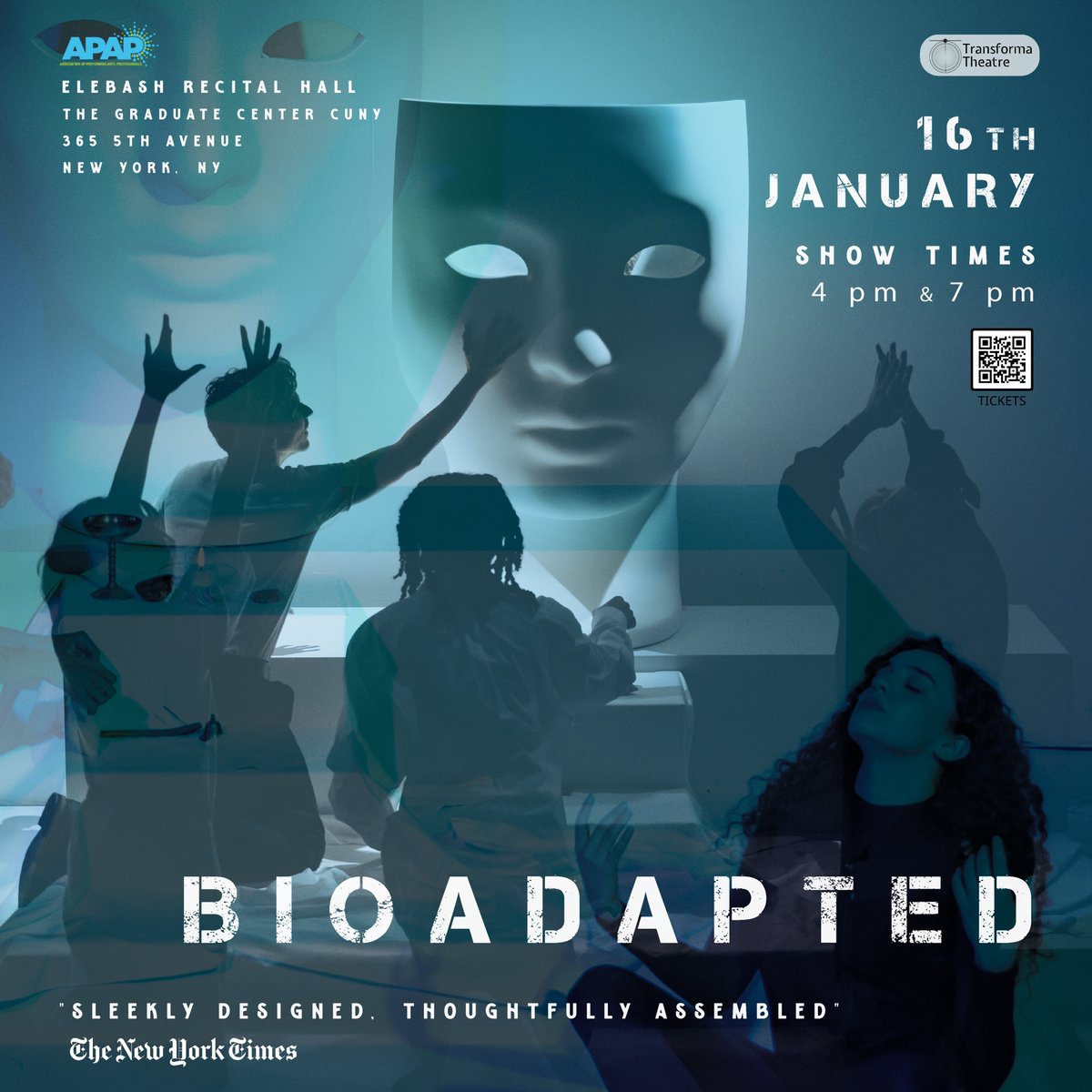 Reminder! Performances of BIOADAPTED happening today @ 4pm and 7pm - Elebash Recital Hall <a href="/GC_CUNY/">The Graduate Center</a>. Reserve your seat now! 

eventbrite.com/e/bioadapted-o…