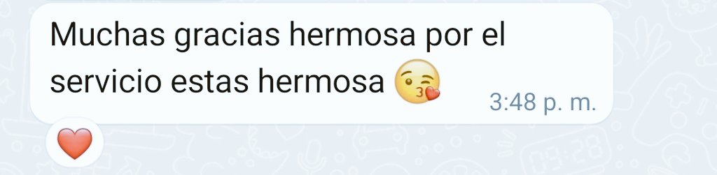 Que bonito leer estos msjs 🤗🥰
Bonito día 😘