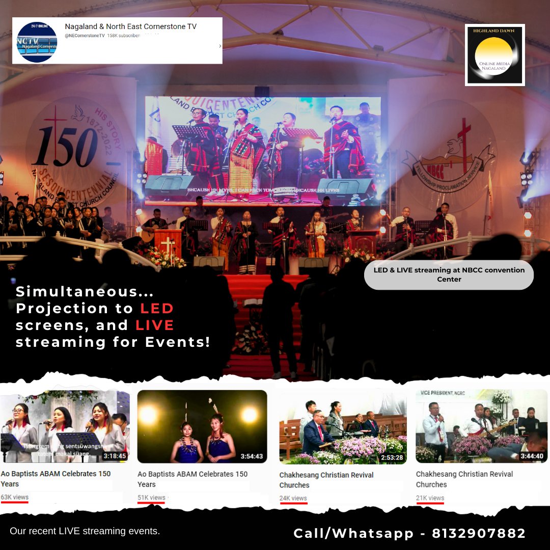 MediaHighland's tweet photo. Indeed Glad to report that we crossed 455,000 live views on our YouTube live streaming in two months Nov-Dec 2023!

Highland Dawn Broadcast Media - 'Live to thousands, Broadcast to ten thousands!'

Our Live videos here 
https://t.co/R6rhZGPkUB https://t.co/fQIGSoeHhV