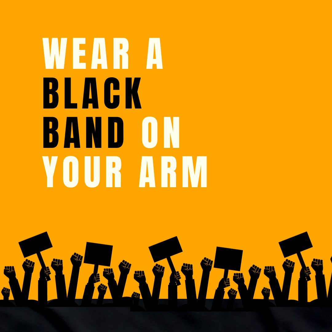 FightInequality's tweet photo. Standing in solidarity: Wearing a black band on Thursday to demand justice, equality, and compassion. Calling for both #taxtherich and a #ceasefireinGaza. Let's unite for a world that prioritizes peace and economic fairness. 📷📷 
#blackbandthursday #CEASEFIRE_NOW #Gaza_Genocide #PeopleoverProfit #AbundanceoverGreed