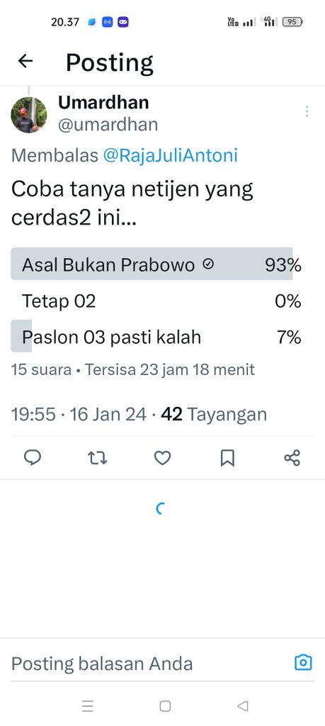 <a href="/temanduit/">7Eliaz Prabowo Jokowi 🫶בחסד</a> <a href="/RajaJuliAntoni/">Raja Juli Antoni, MA., Ph.D.</a> <a href="/prabowo/">Prabowo Subianto</a> <a href="/gibran_tweet/">Gibran Rakabuming</a>