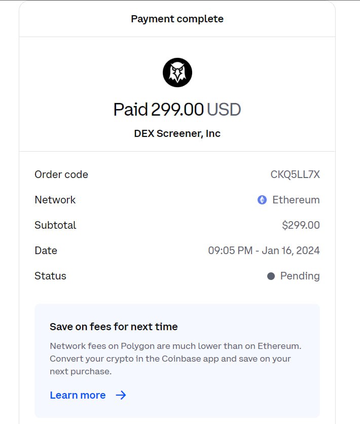 etherscan.io/tx/0x20304de60…

 PAID for dex update.✅✅✅
#CLOVER