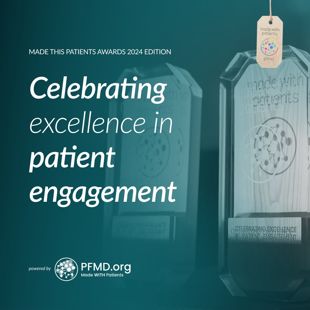 🎉 Exciting News! 
Nominations are now open for the "Made with Patients" Awards 2024 edition!
Join us in recognizing those shaping the future of healthcare through #patientengagement. 
Nominate the champions and initiatives Now: eu1.hubs.ly/H072d080