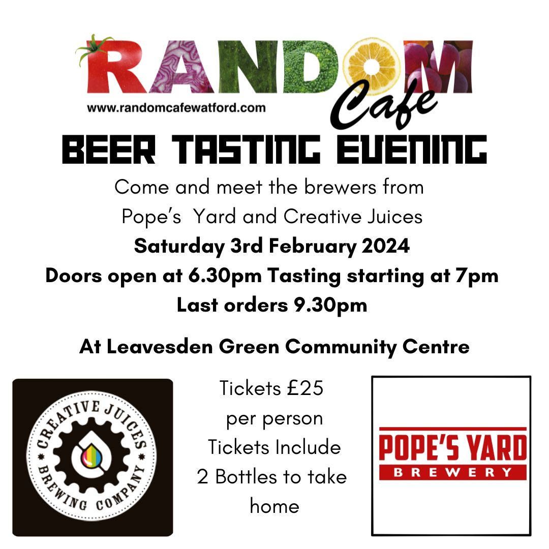 Random Café (@realjunkfoodwat) on Twitter photo Grab you tickets for our 2024 beer tasting with the fabulous <a href="/PopesYard/">Pope's Yard Brewery</a> and <a href="/CJBrewCo/">Creative Juices Brewing Company</a>
eventbrite.co.uk/e/beer-tasting… Grab you tickets for our 2024 beer tasting with the fabulous <a href="/PopesYard/">Pope's Yard Brewery</a> and <a href="/CJBrewCo/">Creative Juices Brewing Company</a>
eventbrite.co.uk/e/beer-tasting…