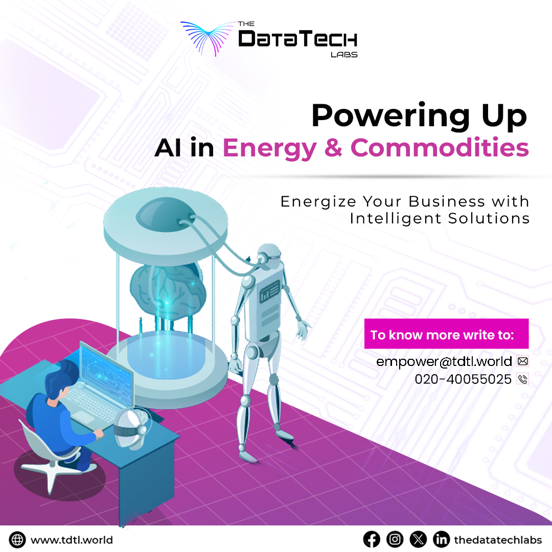 thedatatechlabs's tweet photo. Unleash the potential of AI in managing energy resources, predicting demands, and ensuring sustainable practices.

 Email📩empower@tdtl.world

Call☎️020-40055025

website🔗https://t.co/f6wSSaT9vd

#DigitalTransformation #TheDatatechLabs #GenrativeAI https://t.co/QAMXoq9ymF
