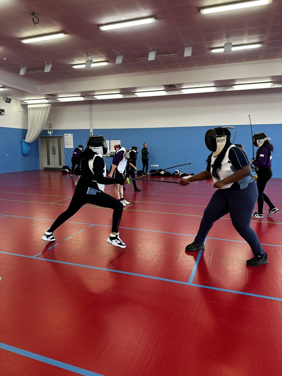 What a fantastic opportunity the Girls Active Mentors had fencing at the Girls empowerment conference this afternoon <a href="/YouthSportTrust/">Youth Sport Trust</a>
<a href="/Active_Notts/">Active Notts</a> <a href="/SchoolSportNot1/">School Sport Nottingham</a>
@SportBluecoat <a href="/BWAPrincipal/">Phil Rowson</a> <a href="/UoNSport/">University of Nottingham Sport</a>
