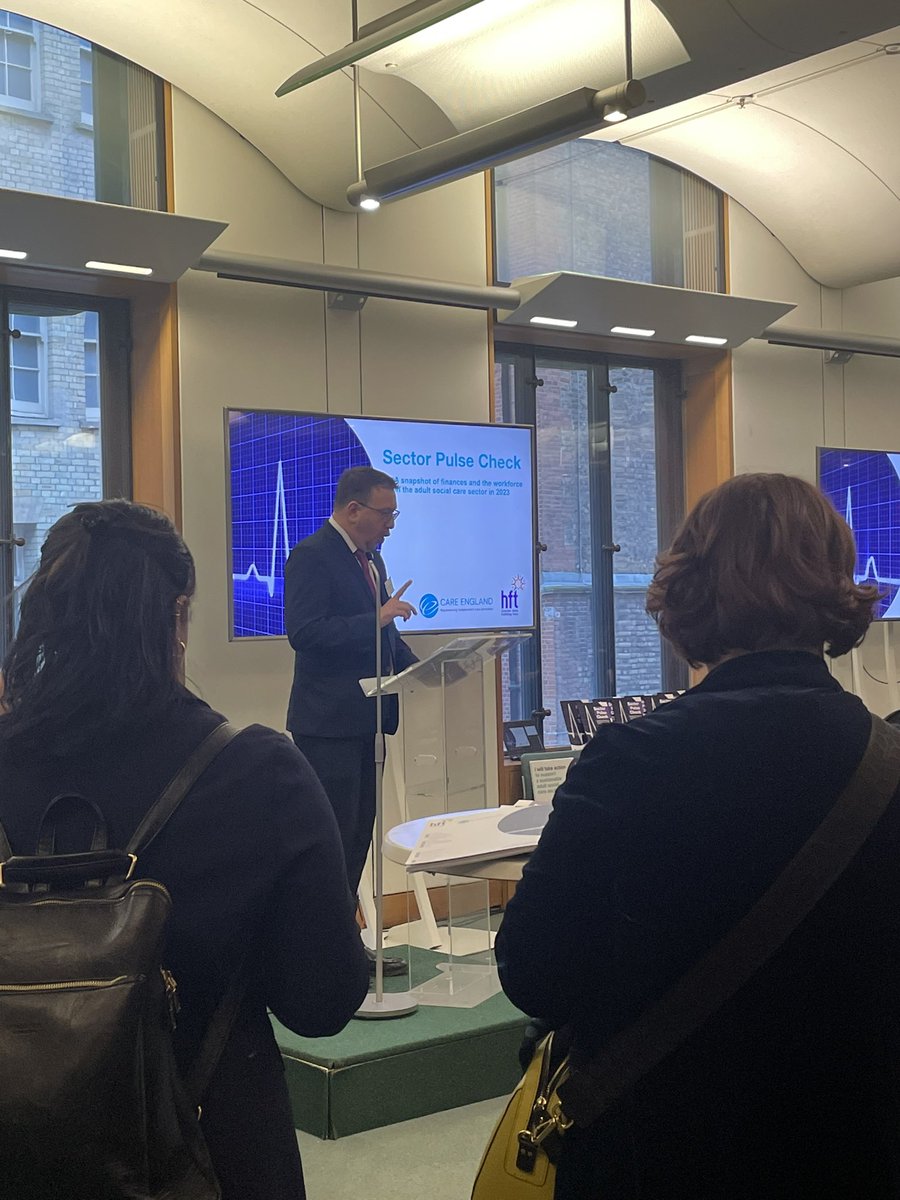 ComIntCare's tweet image. Today our Director of Business Development, Jen, has been at parliament for the launch of @Hftonline &amp;amp; @CareEngland’s #SectorPulseCheck Report 📊

Good to hear from Shadow Social Care Minister @GwynneMP and @LibDems Deputy Leader @libdemdaisy, who both recognised the current…