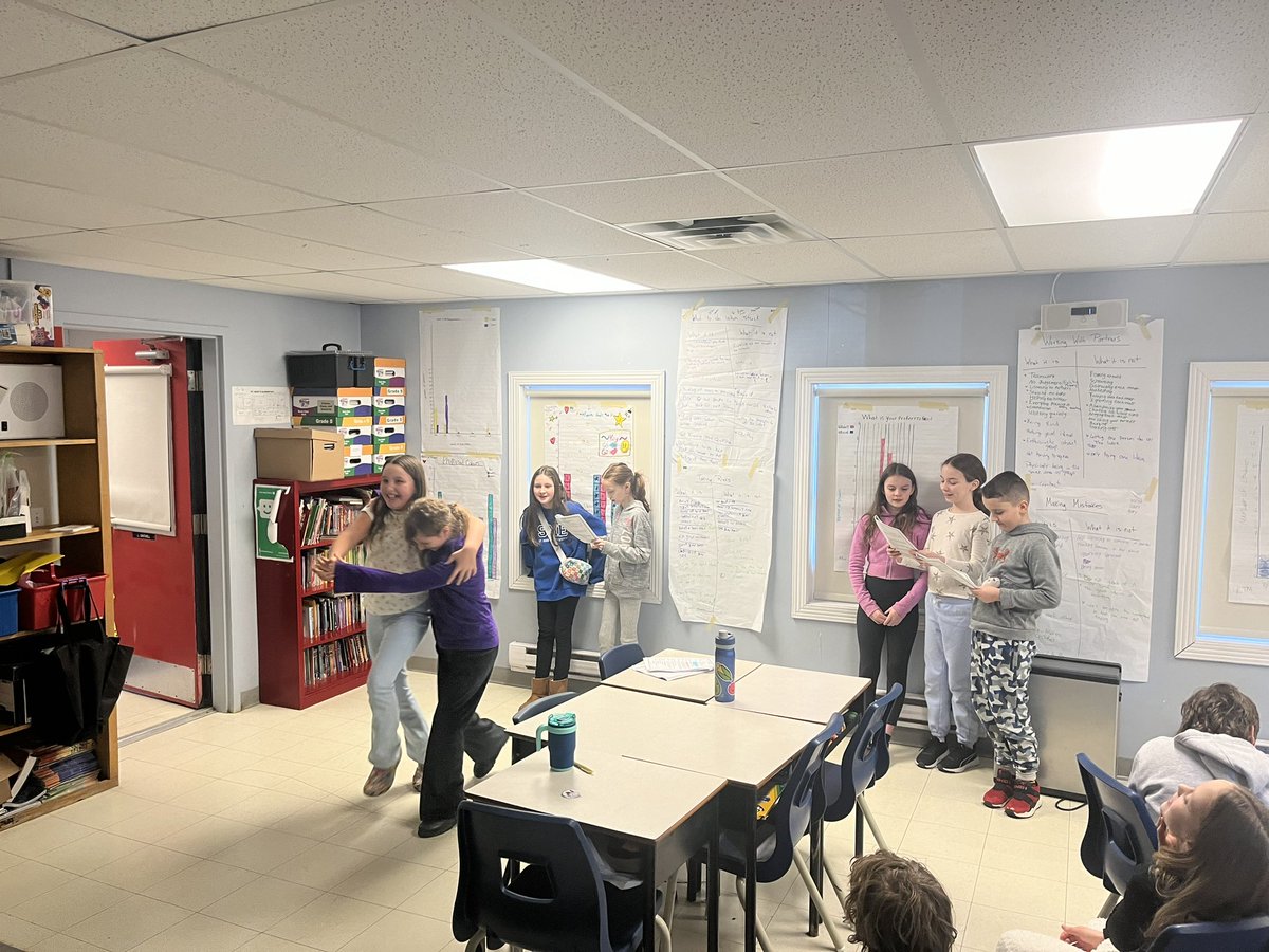 MrCantwellNLESD's tweet photo. Some twists on the classic fairy tale of Cinderella, during our fractured fairy tale readers theatre with @Leahbugden @stmaryselem @NLSchoolsCA https://t.co/q53xMVYPIY