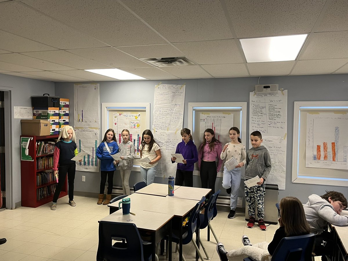 MrCantwellNLESD's tweet photo. Some twists on the classic fairy tale of Cinderella, during our fractured fairy tale readers theatre with @Leahbugden @stmaryselem @NLSchoolsCA https://t.co/q53xMVYPIY
