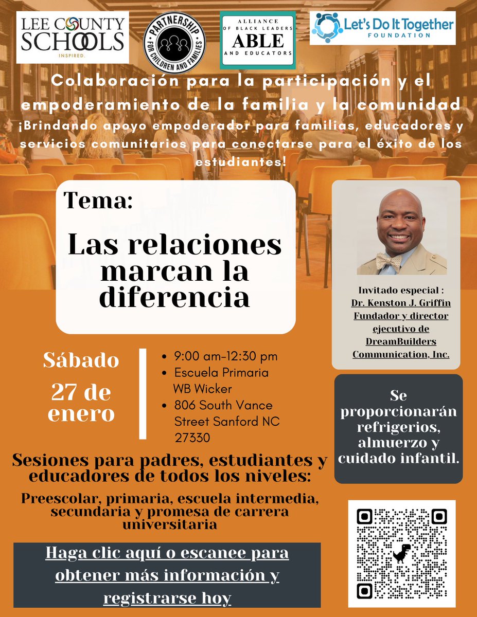 docsrwilliams's tweet photo. Check out this great family and community engagement opportunity! 
Here are the registration links:  
Spanish: https://t.co/jhrmYt9TTq 
English: https://t.co/sJUkaONX26 https://t.co/4MndWuKd5a