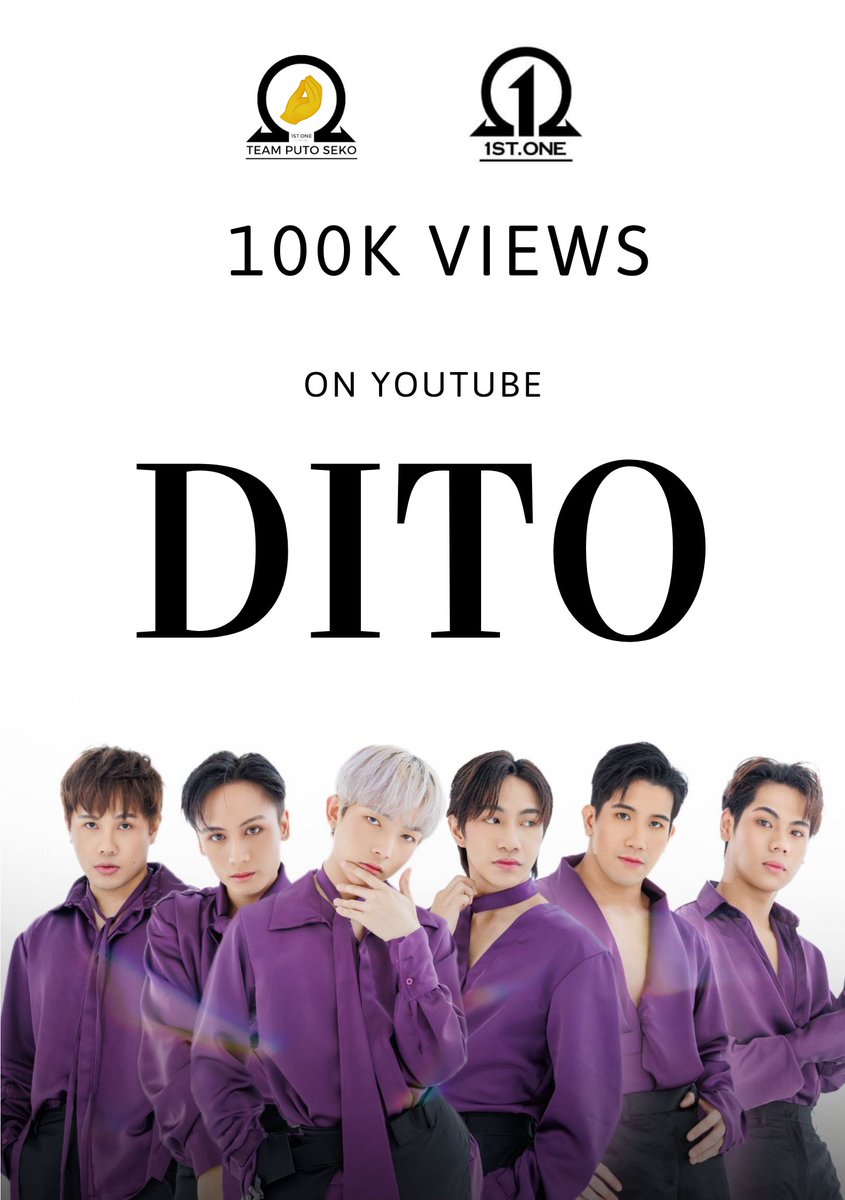 TeamPutoSeko's tweet image. We made it guys. 

Congratulations for 100k views on YT

@1stoneOfficial #1stOne  #1stOneDITO