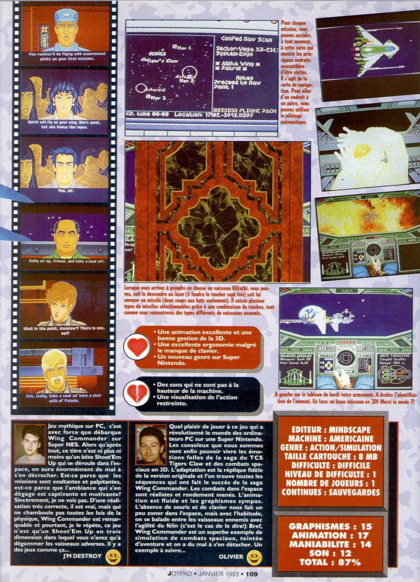 AllmightoFranky's tweet photo. Et on finit pour aujourd'hui avec du test encore et toujours,#WingCommander et #BestoftheBest sur #Supernes, et #Lemmings version #SuperCDrom de #NEC!! A demain pour la suite de ce numéro!! 5/5 https://t.co/gMzGhce2Gy