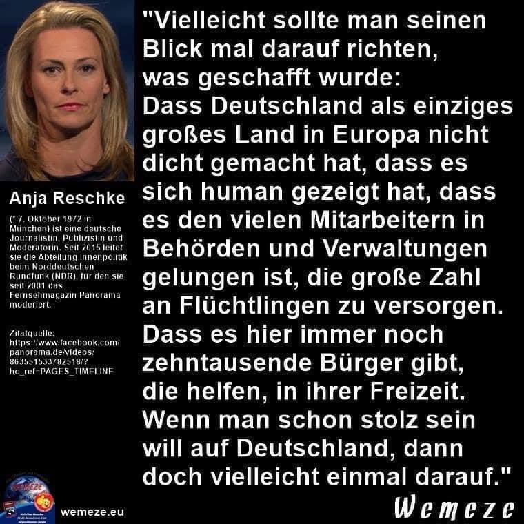 Was Anja Reschke sagt! ❤️❤️❤️