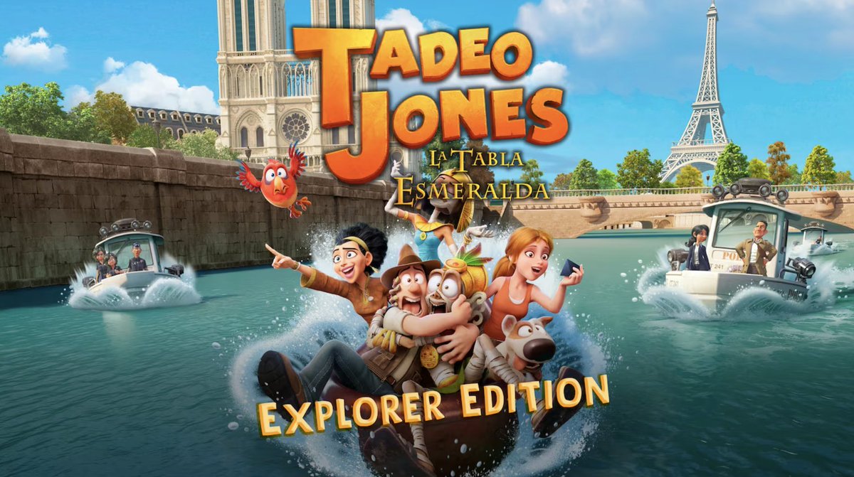 ¡Todavía estás a tiempo! Si quieres conseguir Tadeo Jones La Tabla Esmeralda - Explorer Edition para PS4 y PS5 a precio rebajado, visita PlayStation Store antes del 18 de enero. Esta edición incluye 10 avatares exclusivos para que personalices tu perfil🎮🤠