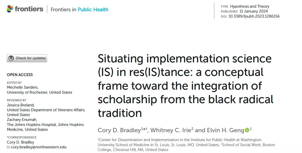1stluvd's tweet photo. I am delighted to share my 1st,1st author pub that only took...3 yrs to articulate (And worth it). In honor of Dr. King, I share my reference to his remarks on America's "failure to fully deliver on its promises" &amp; the present impetus for health equity in translational science. https://t.co/7mOYryimkr