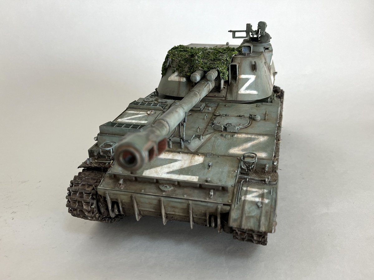 nekomanmaok's tweet photo. 2S3くん画像 その3
#戦車模型 #scalemodels #模型戦車道 #2S3 #TRUMPETERMODELS https://t.co/fYX0ovHjVS