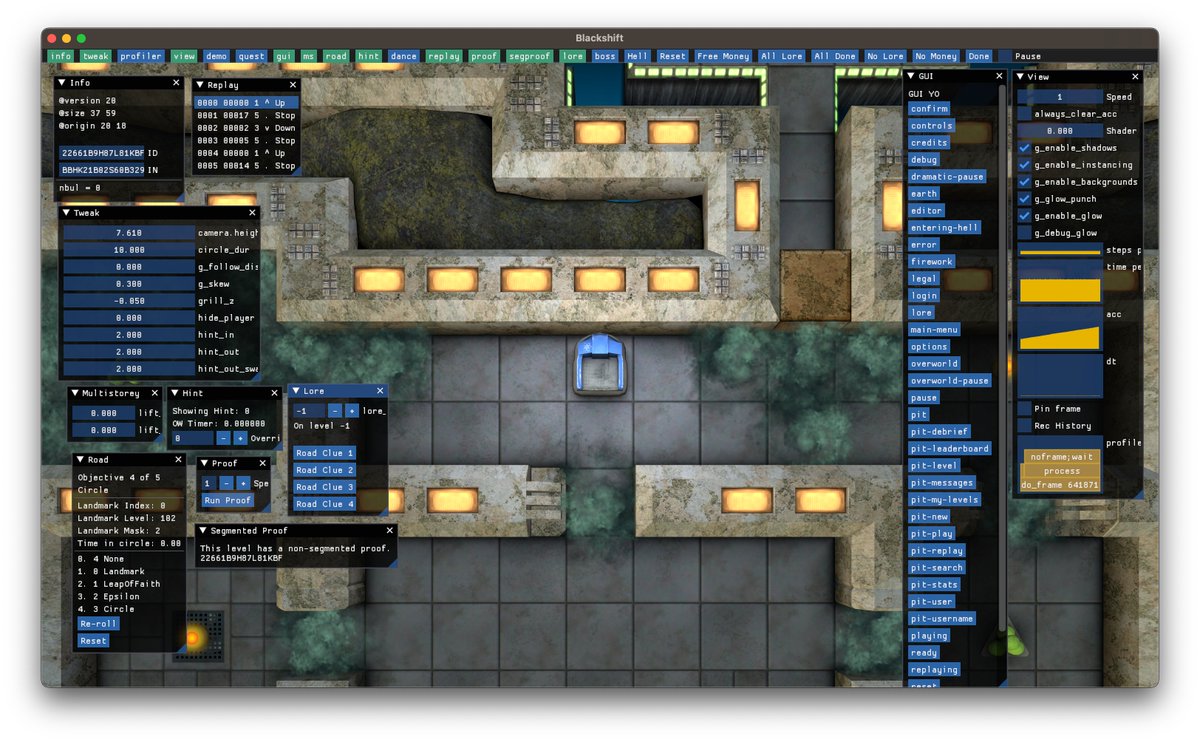 FoonGames's tweet photo. Added Dear IMGUI to Blackshift. This is way better than my old debugging setup.

New update is imminent.

#gamedev #indiegames https://t.co/dSmFfLZN64