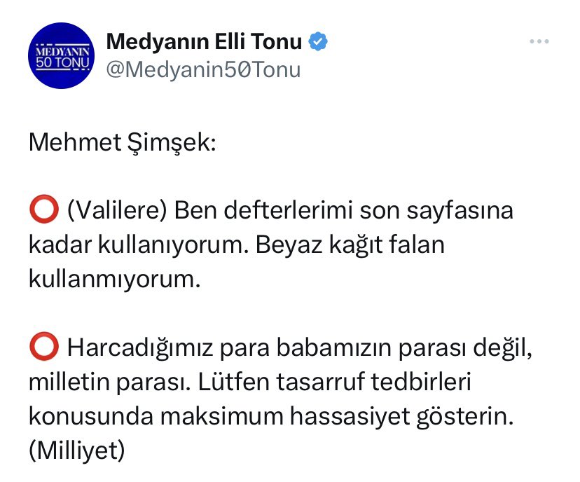 Para dilenmekle , kemer sıkmakla , minik tasarruflarla ekonomi düzelmiyor ! 

Herkes çaldığını geri koysun,babanızın parası ve malı değil sonuçta ! 

#BabanızınParasıDeğil 
#MehmetŞimşek 
#EmeklidenRest