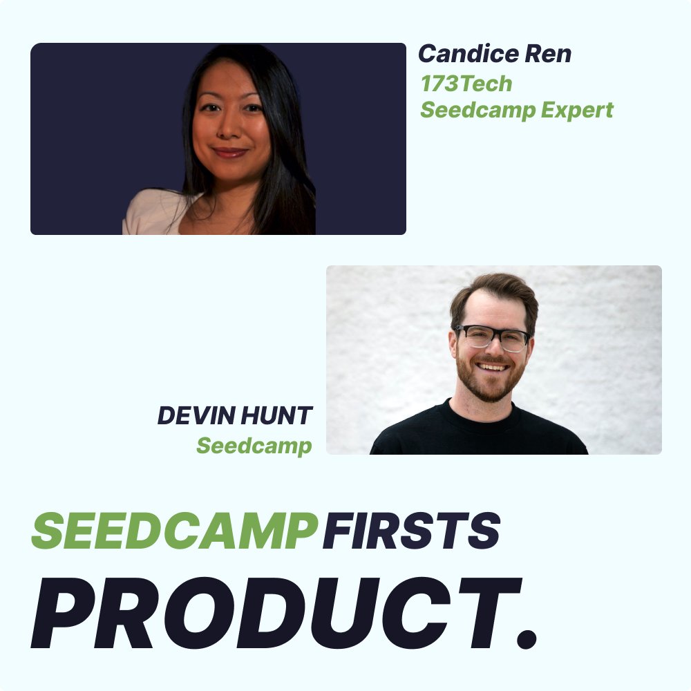 🎙️ In a new Seedcamp Firsts episode, Candice Ren, co-founder of 173TECH and ex-Head of Analytics @bumble & our Venture Partner @hailpixel explore how data relates to building a great product at your startup. Tune in 🎧 sdca.mp/SCFirsts_Data