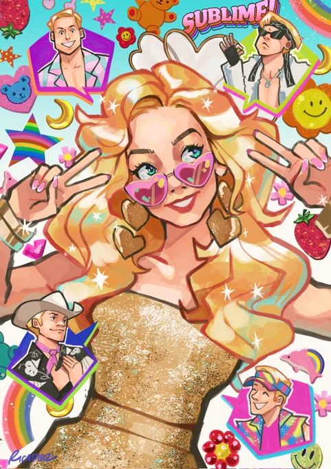 My name is Rica and I'm an illustrator, 2D character animator and game artist! ricaalexandradiaz@  &amp;  @/  