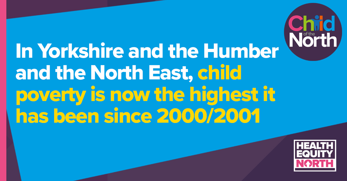 In some areas of the North, child poverty is at a 20-year high – our APPG is taking steps to address these pressing needs and the recommendations set out in our #ChildoftheNorth cost of living crisis report
healthequitynorth.co.uk/app/uploads/20…