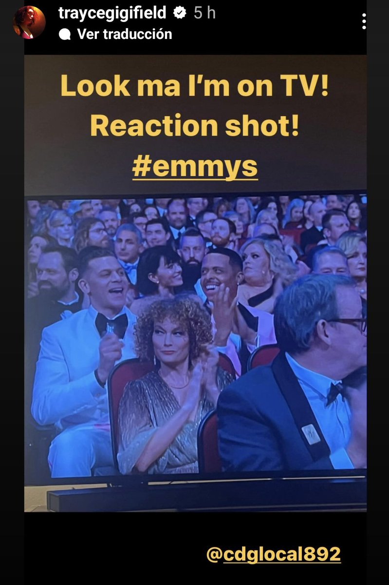 Look at her ☺️🧵 We're so proud @TrayceGigiField #ALeagueOfTheirOwn #Pokerface #Emmys2024 #costumedesigner @CDGlocal892