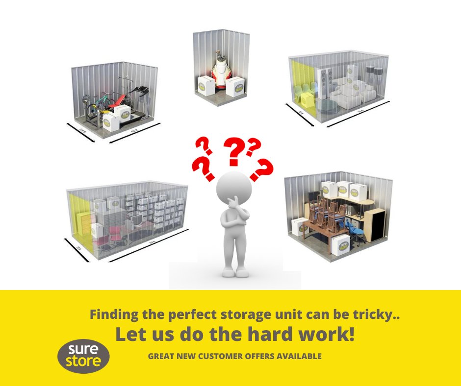 Send us an enquiry online or call 01606302190 for a quick quote.  Its a Sure thing with SureStore!