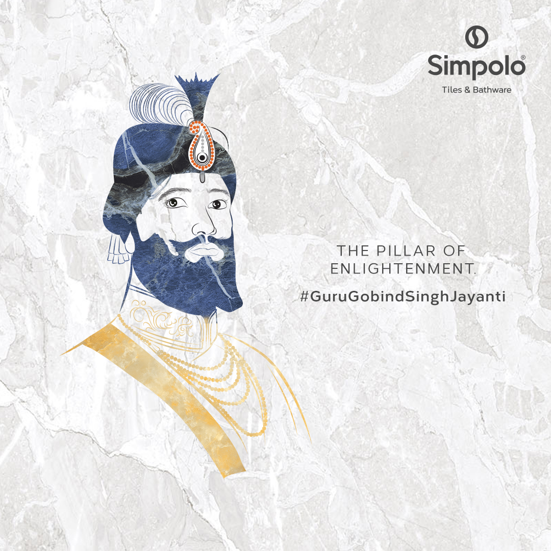 simpoloceramics's tweet image. Reflecting on the legacy of Guru Gobind Singh on his Jayanti. His teachings of equality, bravery, and devotion continue to inspire generations.

#SimpoloTilesandBathware #SimpoloCollection #TilesCollection #TilesPattern #HomeDecor #TilesDesign #GuruGobindSinghJayanti