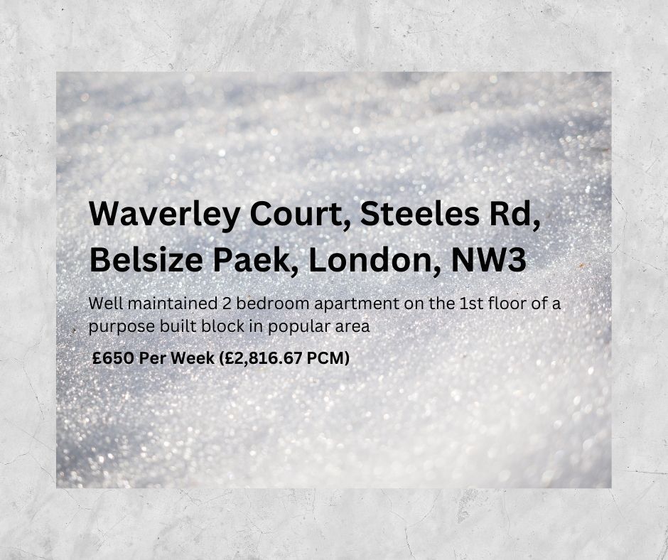 StellaLange's tweet photo. Waverley Court, Steeles Road, Belsize Park, NW3 
Available 1 February - £650 per week* 
Set in a much sought after location in the heart ofBelsize Park, Waverley Court is a well kept purpose built block with stunning communal gardens and garage parking. 
https://t.co/O1DOlmH10r https://t.co/Ill2BaAKZH